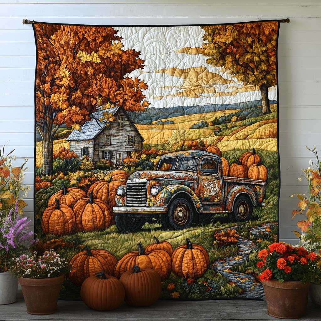 Autumn Valley Bliss Quilted Blanket Cute Colorful Blanket Autumn Gift Ideas Autumn Valley Bliss Quilted Blanket Cute Colorful Blanket Autumn Gift Ideas