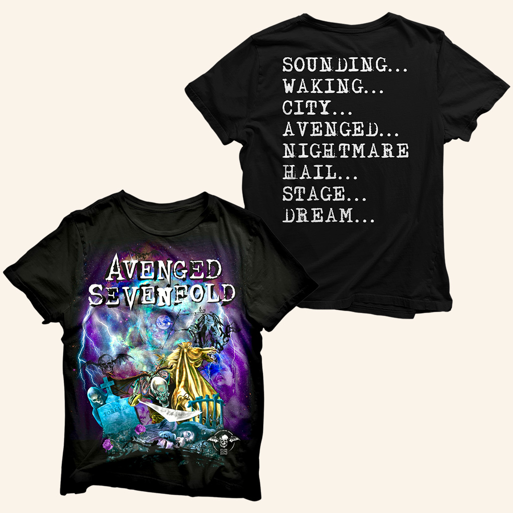 Avenged Sevenfold Merch A7X All Albums Legacy 25th Anniversary T-Shirt Gifts For Fans Avenged Sevenfold Merch A7X All Albums Legacy 25th Anniversary T-Shirt Gifts For Fans