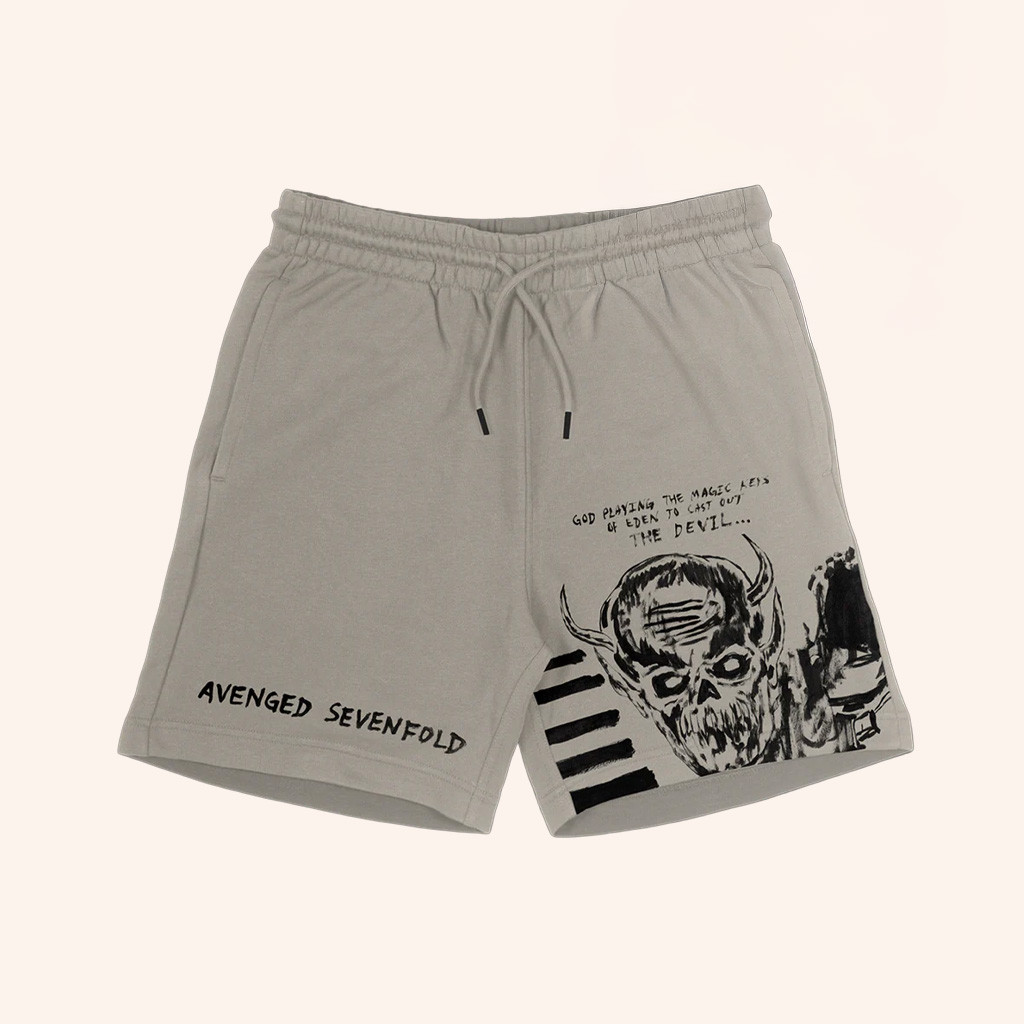 Avenged Sevenfold Merch Cast Out The Devil Shorts Best Gift For Husband Avenged Sevenfold Merch Cast Out The Devil Shorts Best Gift For Husband