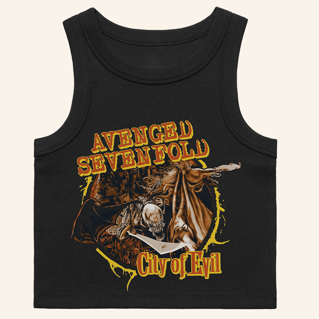 Avenged Sevenfold Merch City Of Devil Tank Top Unique Christmas Gifts For Her Avenged Sevenfold Merch City Of Devil Tank Top Unique Christmas Gifts For Her