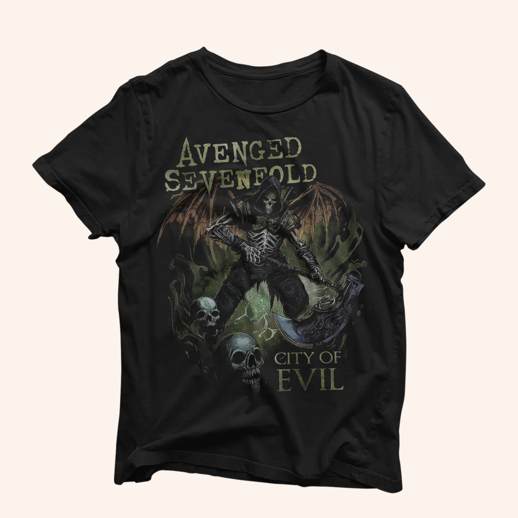 Avenged Sevenfold Merch City Of Evil Shirt Gifts For Music Enthusiasts Avenged Sevenfold Merch City Of Evil Shirt Gifts For Music Enthusiasts