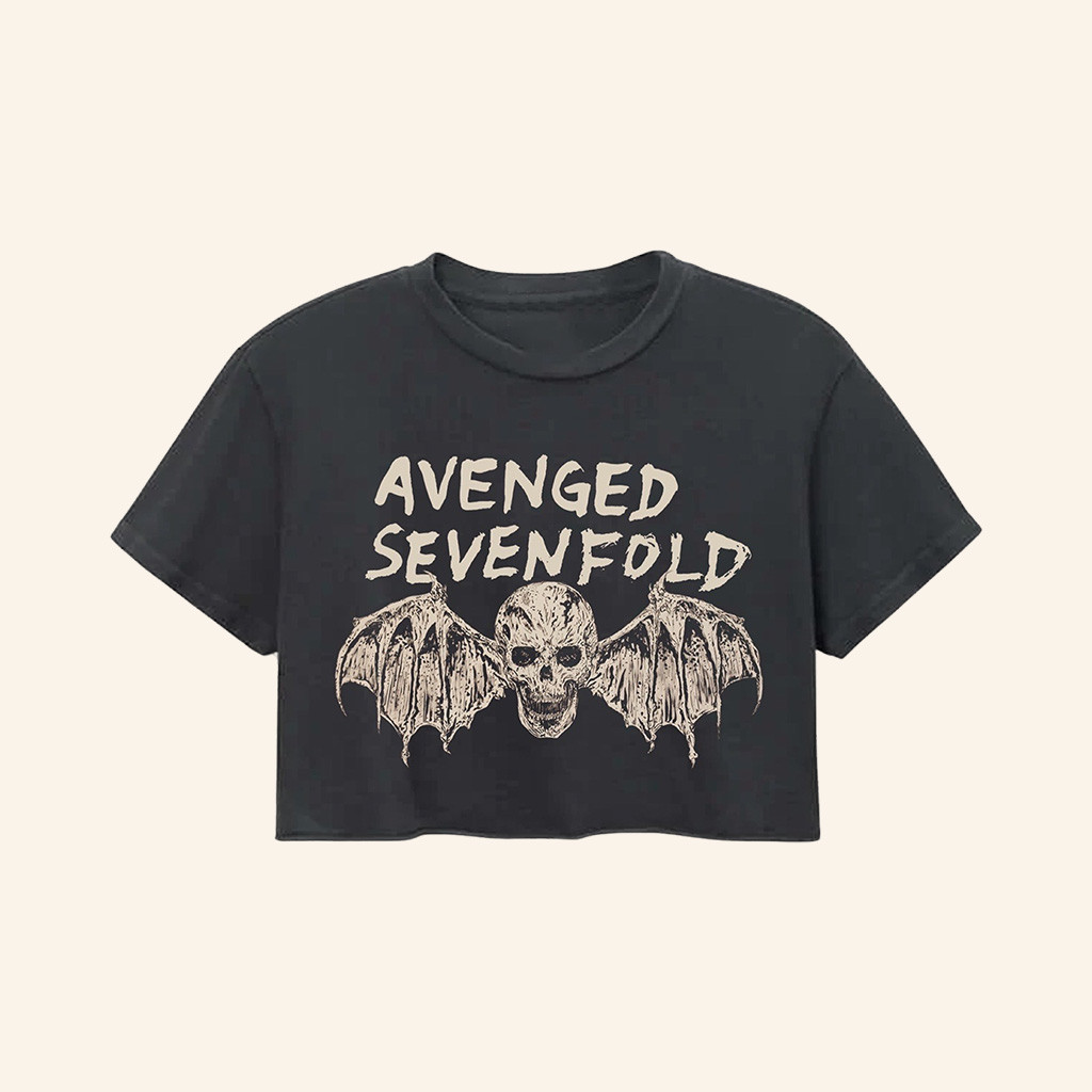 Avenged Sevenfold Merch Deathbat Crop Top Unique Gifts For Music Lovers Avenged Sevenfold Merch Deathbat Crop Top Unique Gifts For Music Lovers