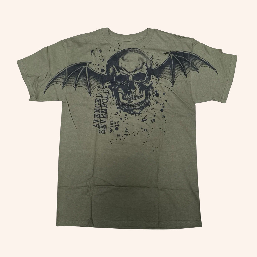 Avenged Sevenfold Merch Deathbat Splatter T-Shirt Gifts For Music Lovers Avenged Sevenfold Merch Deathbat Splatter T-Shirt Gifts For Music Lovers
