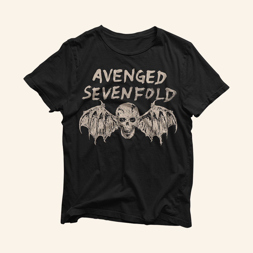 Avenged Sevenfold Merch Deathbat T-Shirt Music Gift Ideas For Guys
