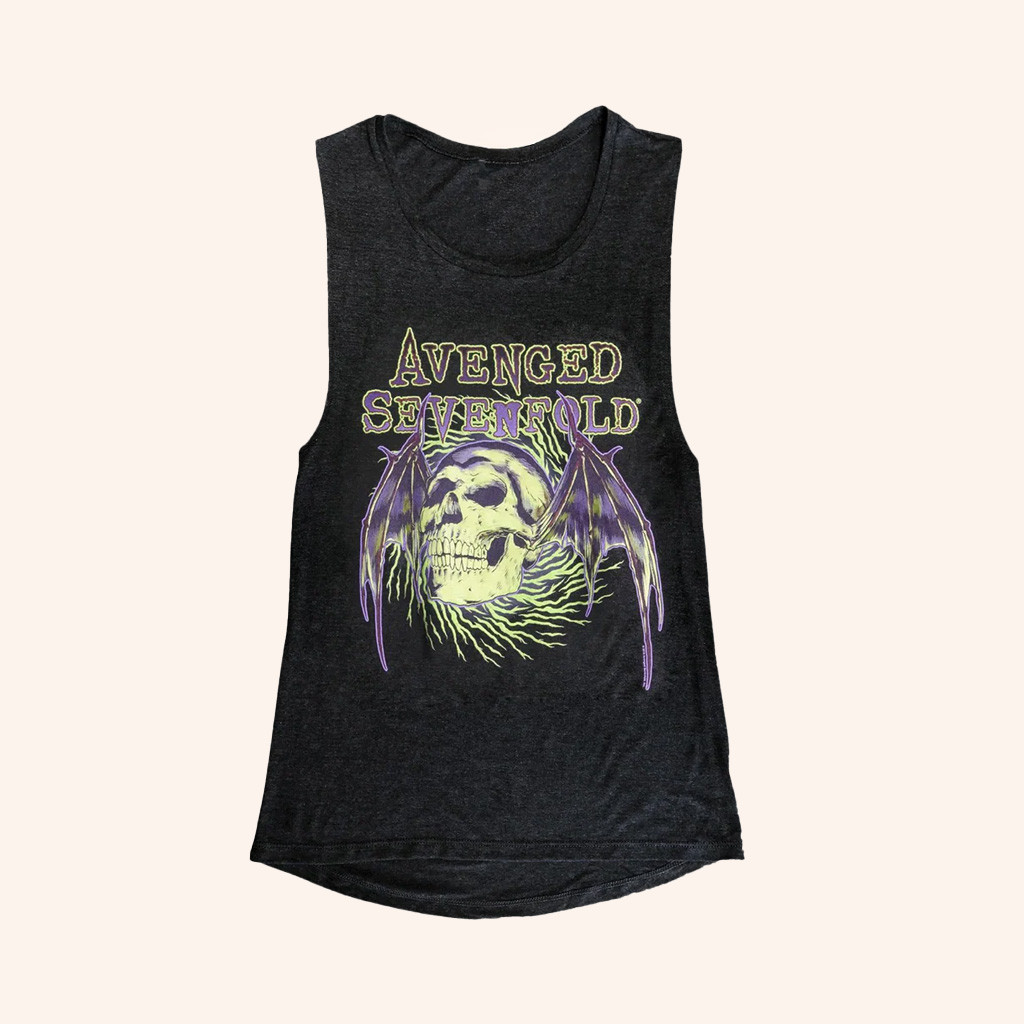 Avenged Sevenfold Merch Deathbat Vortex Tank Top Gifts Ideas For Wife Avenged Sevenfold Merch Deathbat Vortex Tank Top Gifts Ideas For Wife