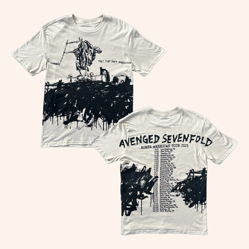 Avenged Sevenfold Merch They Just Don't Understand Tour 2023 T-Shirt Gift For Friend Avenged Sevenfold Merch They Just Don't Understand Tour 2023 T-Shirt Gift For Friend