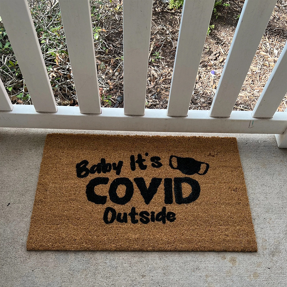 Baby Its Virus Outside Doormat Funny Mats For Front Door Gifts For Best Friends Baby Its Virus Outside Doormat Funny Mats For Front Door Gifts For Best Friends