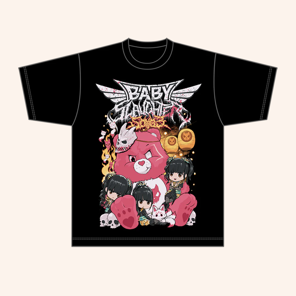 BABYMETAL Merch Baby Slaughter Bear T-Shirt Best Gifts For Music Lovers BABYMETAL Merch Baby Slaughter Bear T-Shirt Best Gifts For Music Lovers