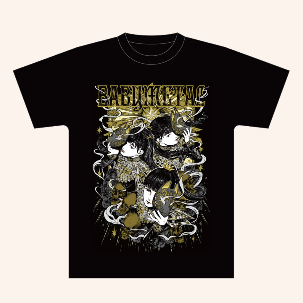 BABYMETAL Merch Kon Kon 2025 Tour T-Shirt Gift Ideas For Music Lovers
