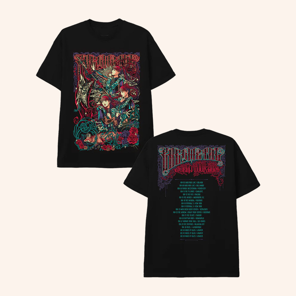 BABYMETAL Merch Metal March World Tour T-Shirt Cool Gifts For Music Lovers