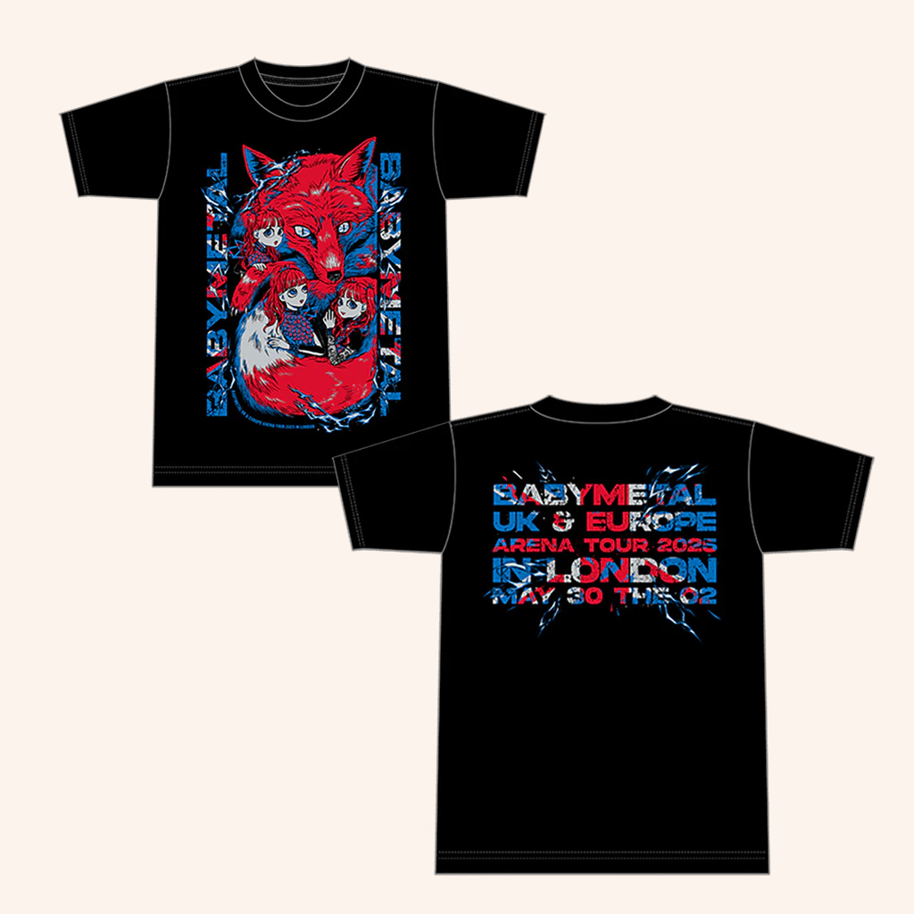 BABYMETAL Merch UK And Europe Arena Tour 2025 T-Shirt Gifts For Music Fans BABYMETAL Merch UK And Europe Arena Tour 2025 T-Shirt Gifts For Music Fans