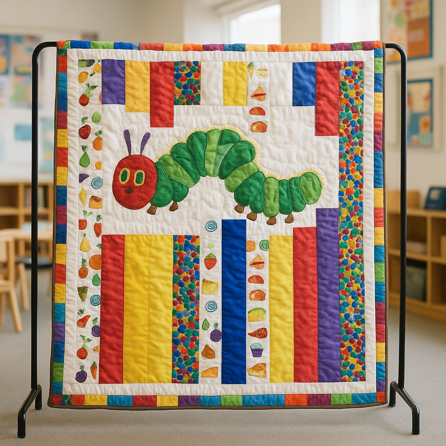Back-to-School Buzz Quilted Blanket Nice Throw Blanket Presents For 15 Year Olds Back-to-School Buzz Quilted Blanket Nice Throw Blanket Presents For 15 Year Olds