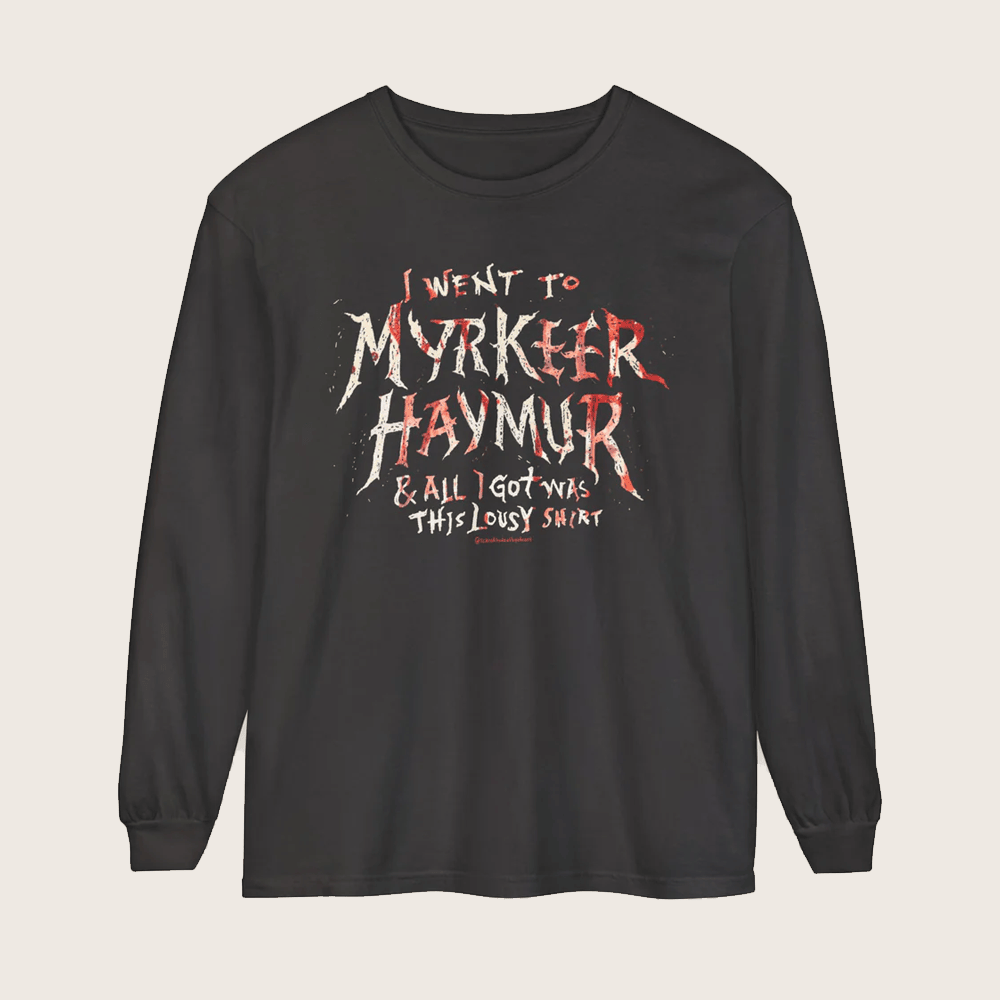 Bad Magic Productions Merch Myrkeer Haymur Long Sleeve Shirt Gift Ideas For Friend Bad Magic Productions Merch Myrkeer Haymur Long Sleeve Shirt Gift Ideas For Friend