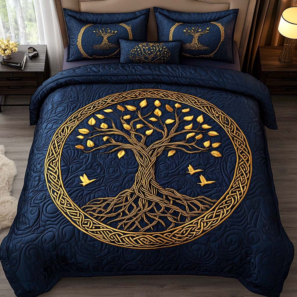 Balance Bloom Quilted Bedding Set Duvet Cover Merch Tree Of Life Gifts For Him Balance Bloom Quilted Bedding Set Duvet Cover Merch Tree Of Life Gifts For Him