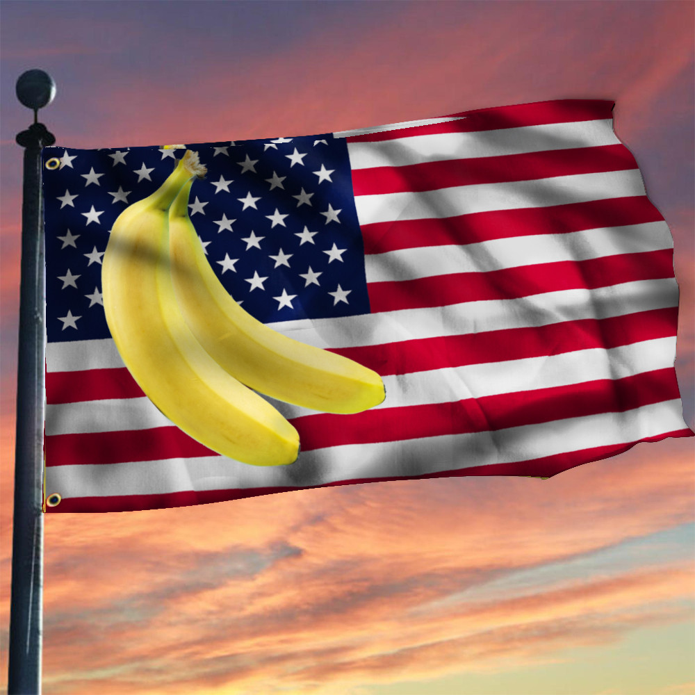 Banana Republic Flag American Flag With Bananas Outdoor Garden Decor Banana Republic Flag American Flag With Bananas Outdoor Garden Decor