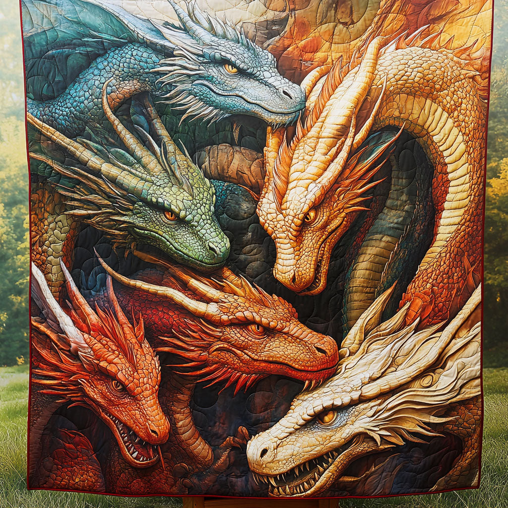 Battle of the Fates Quilted Blanket Cute Throw Blanket Unique Dragon Gifts For Him Battle of the Fates Quilted Blanket Cute Throw Blanket Unique Dragon Gifts For Him