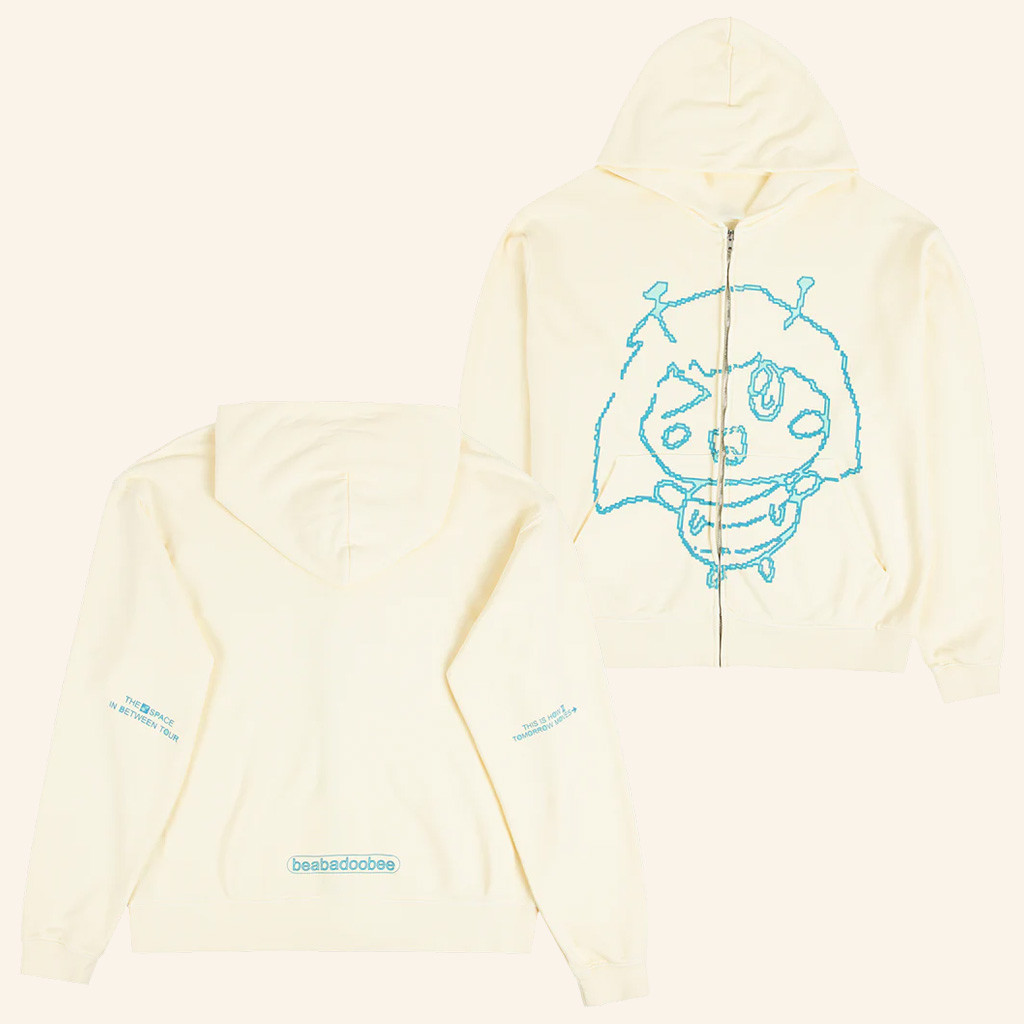 Beabadoobee Merch Bee The Space In Between Tour Zip Hoodie Christmas Gift For Her Beabadoobee Merch Bee The Space In Between Tour Zip Hoodie Christmas Gift For Her