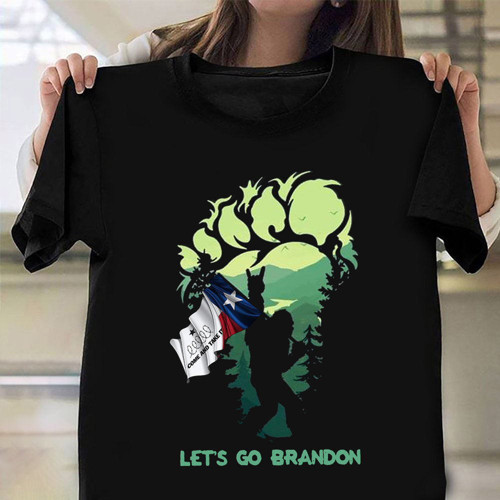 Bigfoot Let's Go Brandon Shirt I Stand With Texas T-Shirt Come And Take It Razor Wire Gift Bigfoot Let's Go Brandon Shirt I Stand With Texas T-Shirt Come And Take It Razor Wire Gift