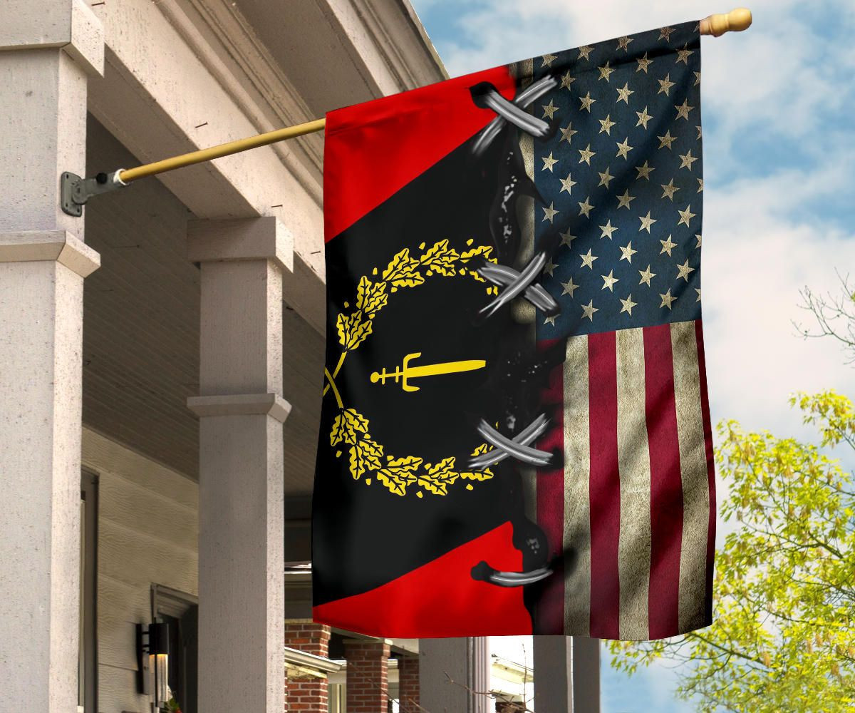 Black American Heritage Flag 1967 And American Flag Old Retro Black African American Black American Heritage Flag 1967 And American Flag Old Retro Black African American