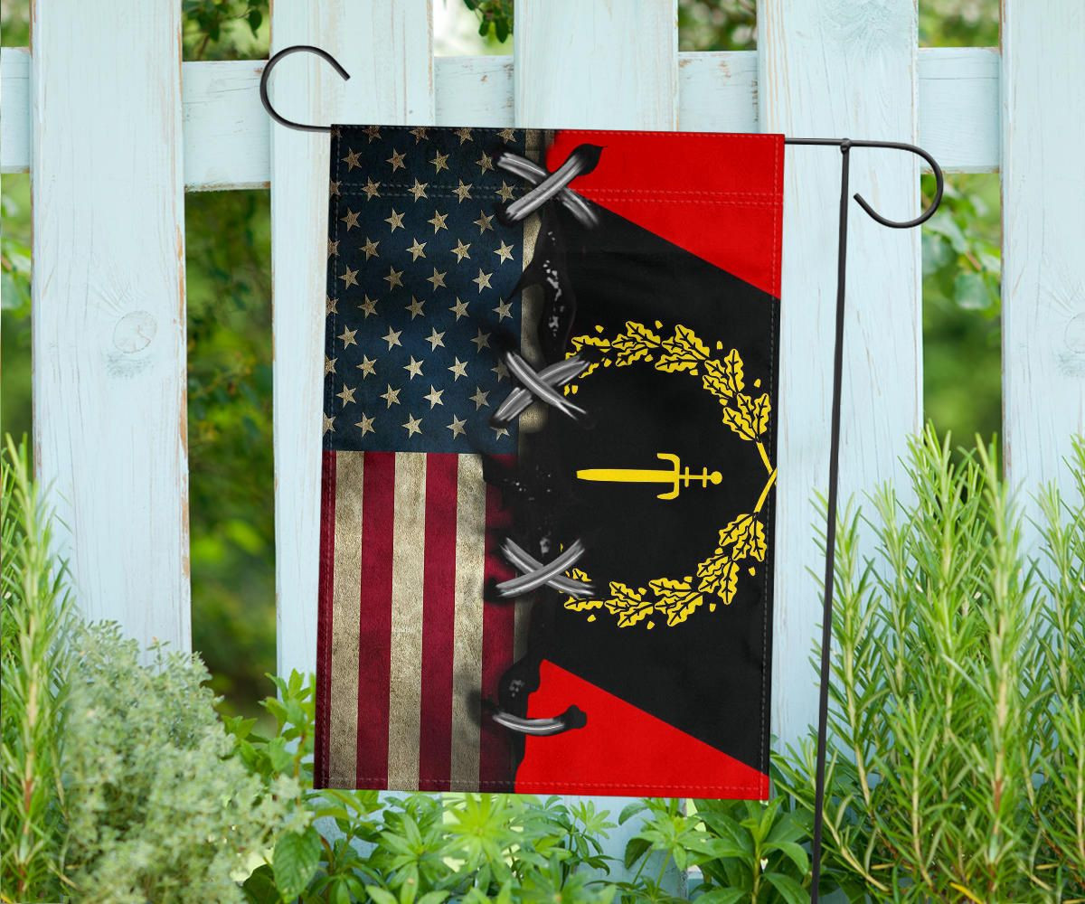 Black American Heritage Flag 1967 And American Flag Old Retro Black African American Black American Heritage Flag 1967 And American Flag Old Retro Black African American