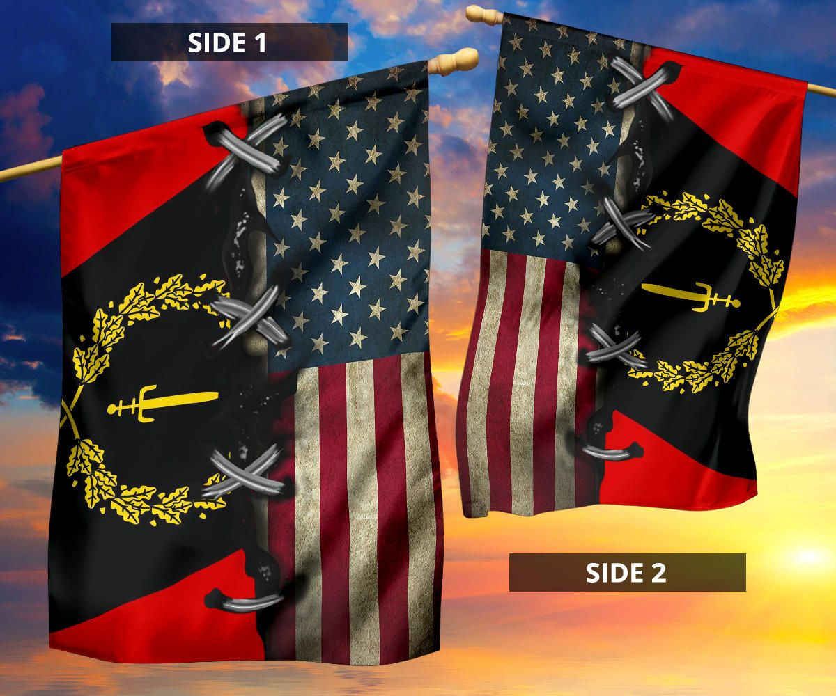 Black American Heritage Flag 1967 And American Flag Old Retro Black African American Black American Heritage Flag 1967 And American Flag Old Retro Black African American
