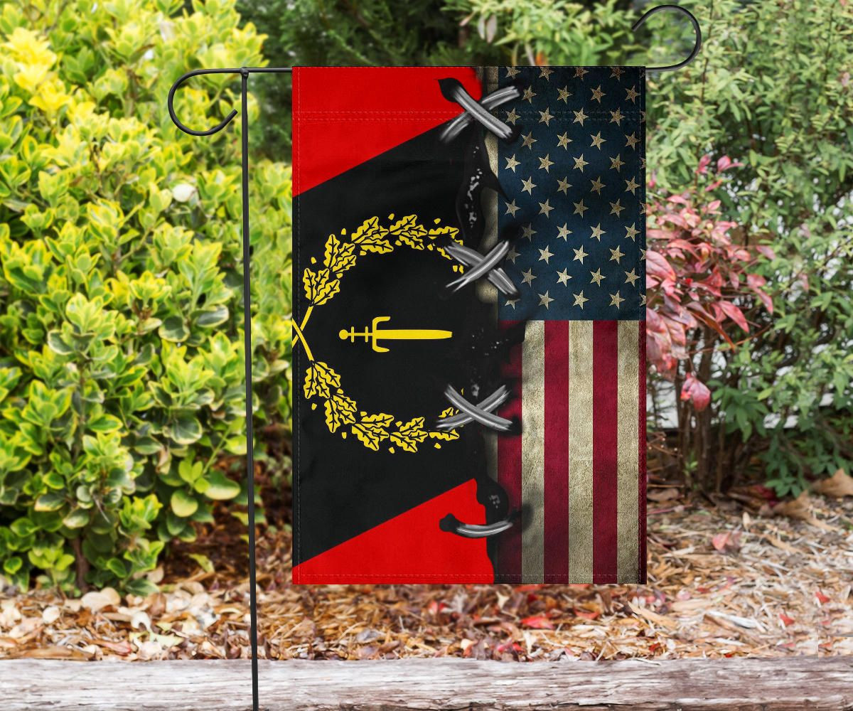 Black American Heritage Flag 1967 And American Flag Old Retro Black African American Black American Heritage Flag 1967 And American Flag Old Retro Black African American