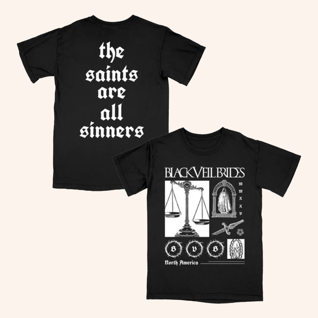 Black Veil Brides Merch Scales Of Justice T-Shirt Presents For Rock Music Lovers Black Veil Brides Merch Scales Of Justice T-Shirt Presents For Rock Music Lovers