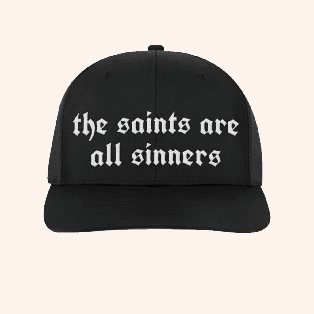 Black Veil Brides Merch The Saints Are All Sinners Hat Embroidered Music Related Gifts For Guys