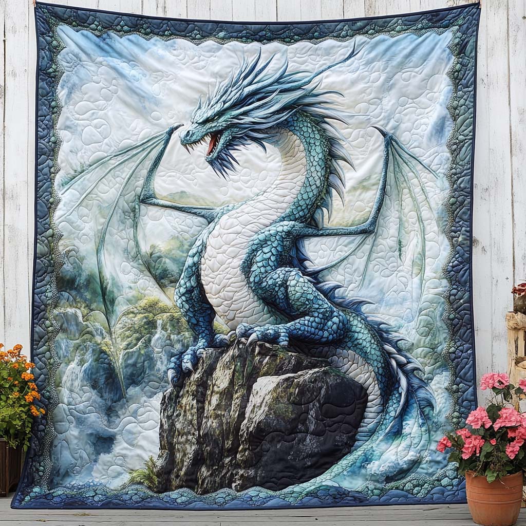 Blazing Majesty Quilted Blanket Nice Throw Blanket Dragon Themed Presents Christmas Blazing Majesty Quilted Blanket Nice Throw Blanket Dragon Themed Presents Christmas