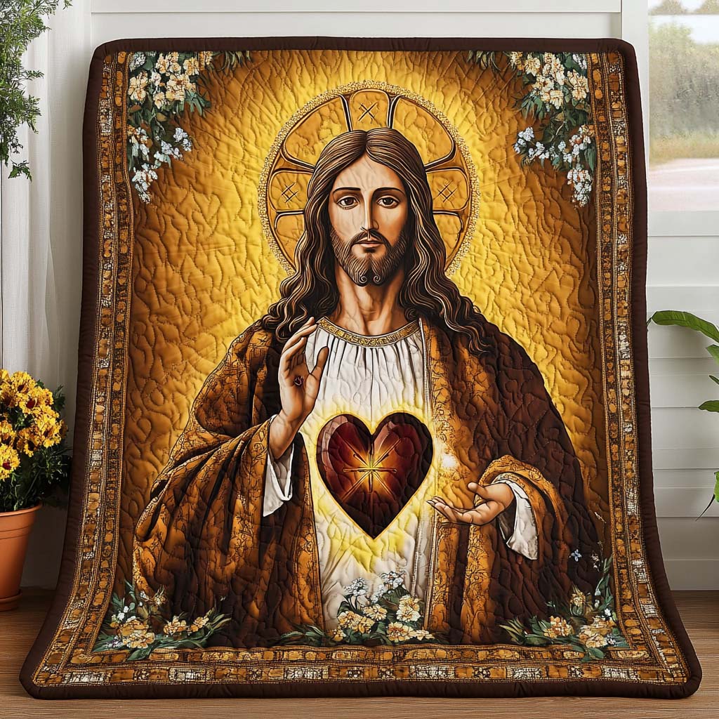 Blessed Savior Quilted Blanket Nice Throw Blanket Christian Gifts For Men Blessed Savior Quilted Blanket Nice Throw Blanket Christian Gifts For Men