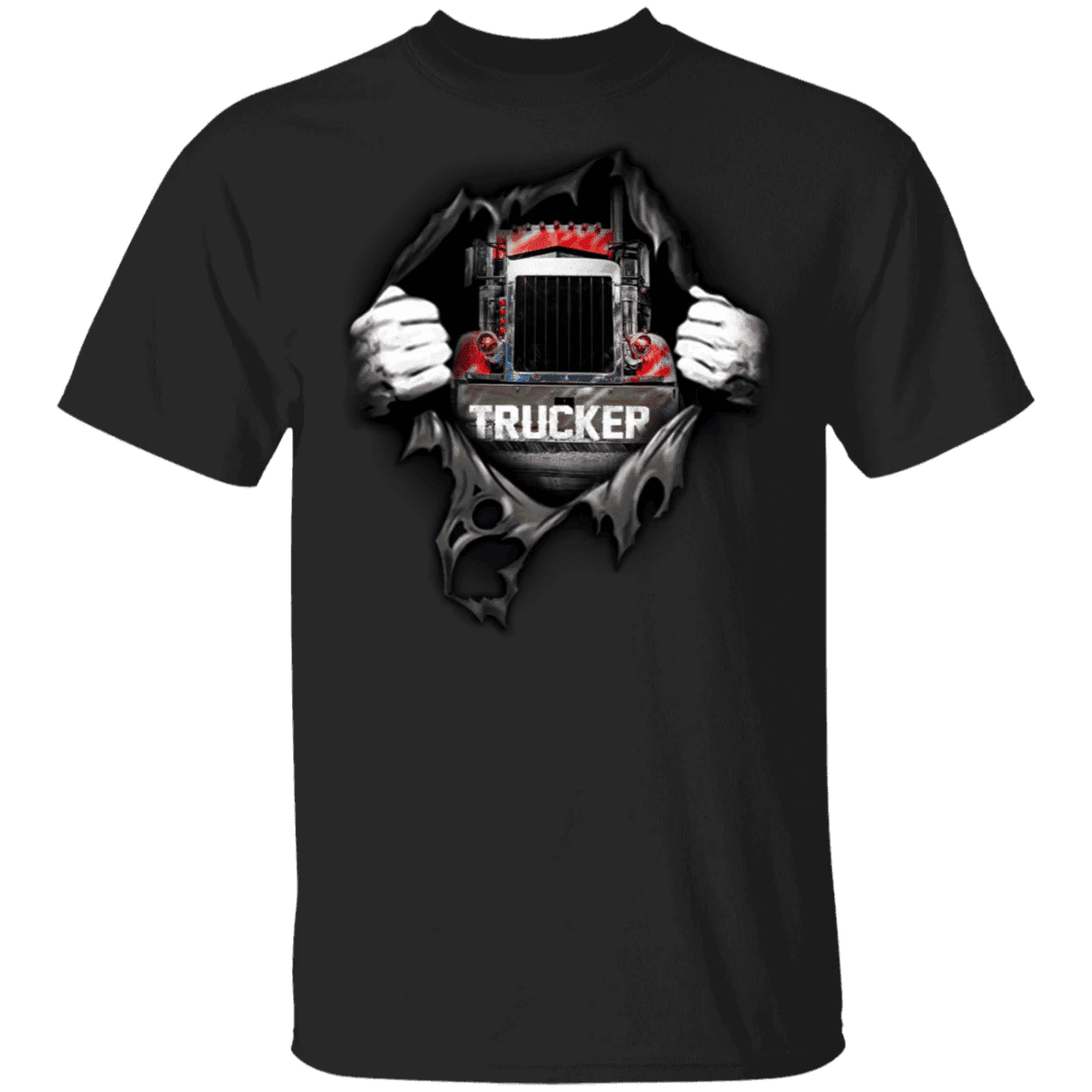 Blood Inside Me Trucker Shirt Gifts For Truck Drivers