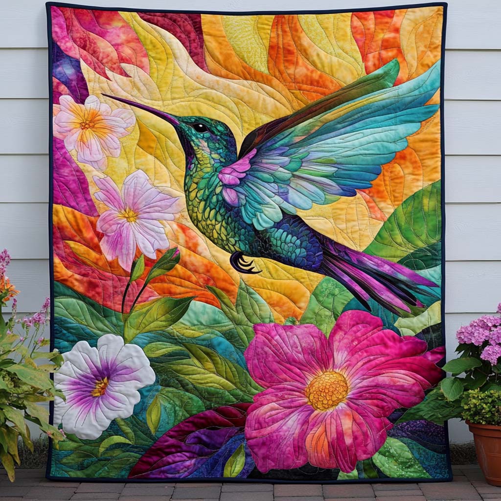 Bloom and Hover Quilted Blanket Nice Throw Blanket Best Flamingo Lover Gifts For Him Bloom and Hover Quilted Blanket Nice Throw Blanket Best Flamingo Lover Gifts For Him