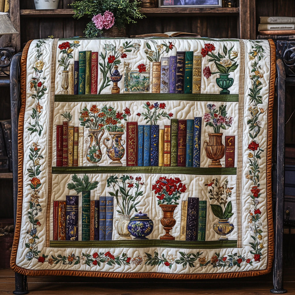 Blossom Between Books Quilted Blanket Cute Throw Blanket Gifts For Book Lovers Friends Blossom Between Books Quilted Blanket Cute Throw Blanket Gifts For Book Lovers Friends