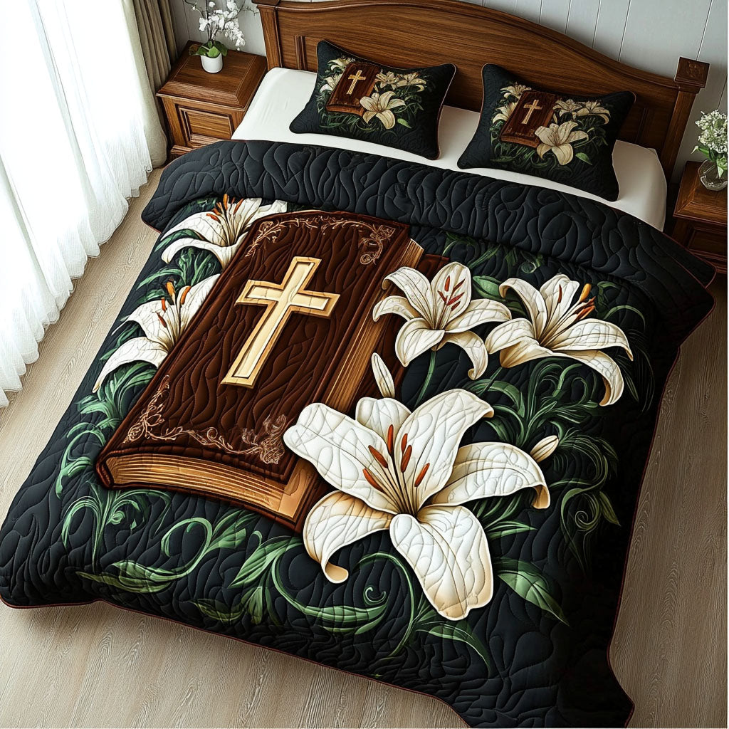Blossom of Faith Quilted Bedding Set Duvet Cover Bed Sheet Set Faith Based Mother'S Day Gifts Blossom of Faith Quilted Bedding Set Duvet Cover Bed Sheet Set Faith Based Mother'S Day Gifts