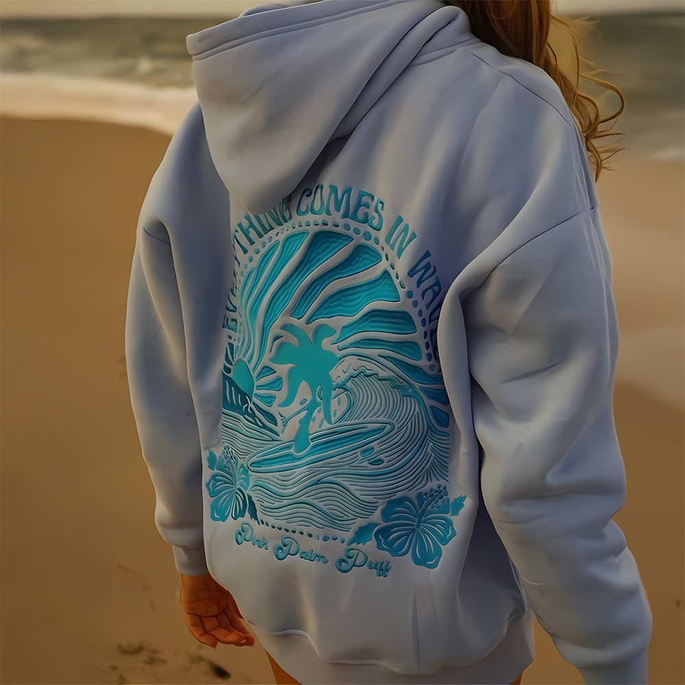 Blue Ppp Hoodie Pink Palm Puff Hoodie Everything Comes In Waves Merch Gifts Blue Ppp Hoodie Pink Palm Puff Hoodie Everything Comes In Waves Merch Gifts