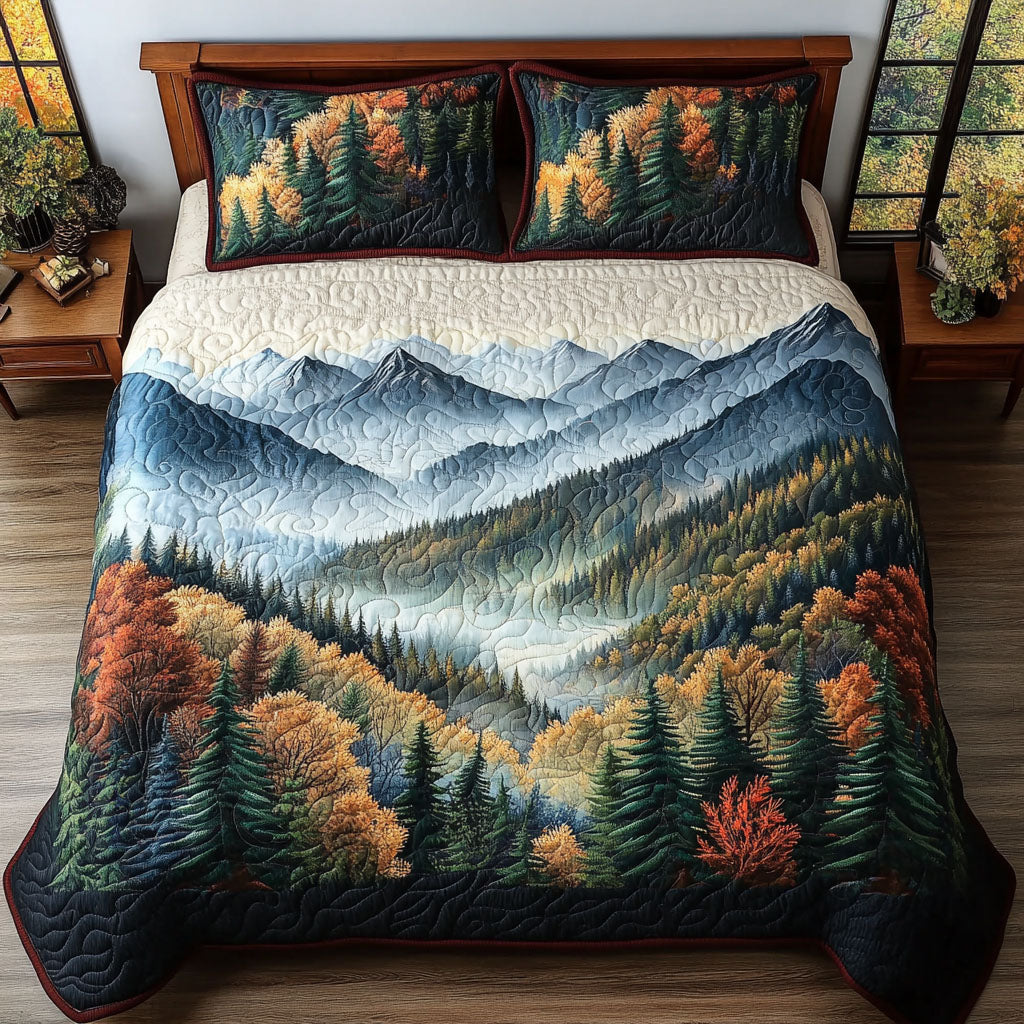 Blue Ridge Beauty Quilted Bedding Set Duvet Cover Bed Sheet Set Christmas Ideas For Wife Blue Ridge Beauty Quilted Bedding Set Duvet Cover Bed Sheet Set Christmas Ideas For Wife