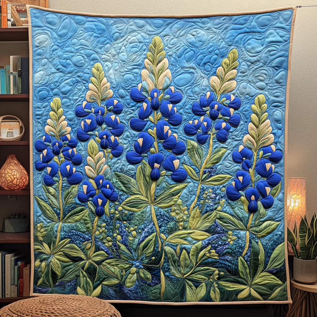 Bluebonnet Dreams Quilted Blanket Cute Throw Blanket Thoughtful Christmas Gifts For Boyfriend Bluebonnet Dreams Quilted Blanket Cute Throw Blanket Thoughtful Christmas Gifts For Boyfriend