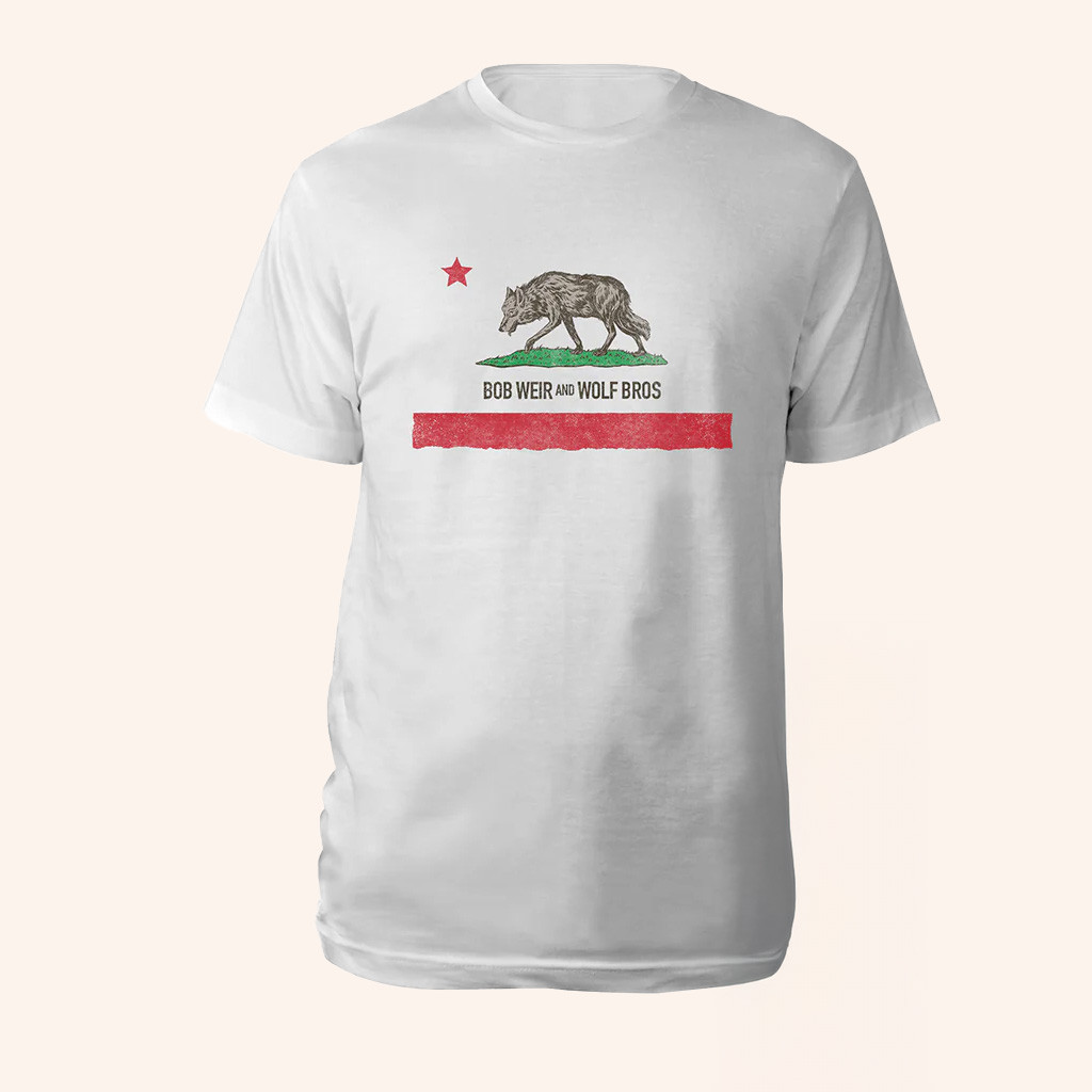 Bob Weir Merch Bobby Weir And Wolf Bros Logo White T-Shirt Christmas Gift Ideas Bob Weir Merch Bobby Weir And Wolf Bros Logo White T-Shirt Christmas Gift Ideas
