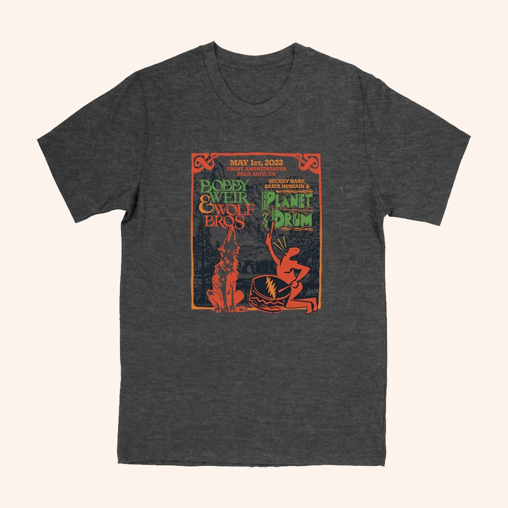 Bob Weir Merch Frost Amphitheater Event T-Shirt Presents For Music Lovers