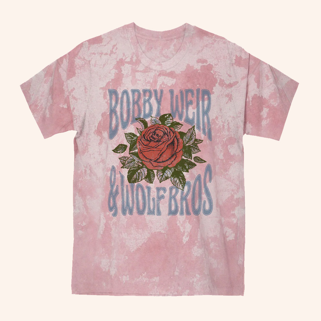 Bob Weir Merch Rose Tie Dye T-Shirt Unique Christmas Gifts For Her Bob Weir Merch Rose Tie Dye T-Shirt Unique Christmas Gifts For Her