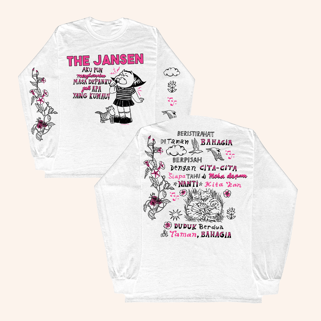 Bojakrama Press Merch The Jansen Lyrics Long Sleeve Shirt Gift Ideas For Music Lovers