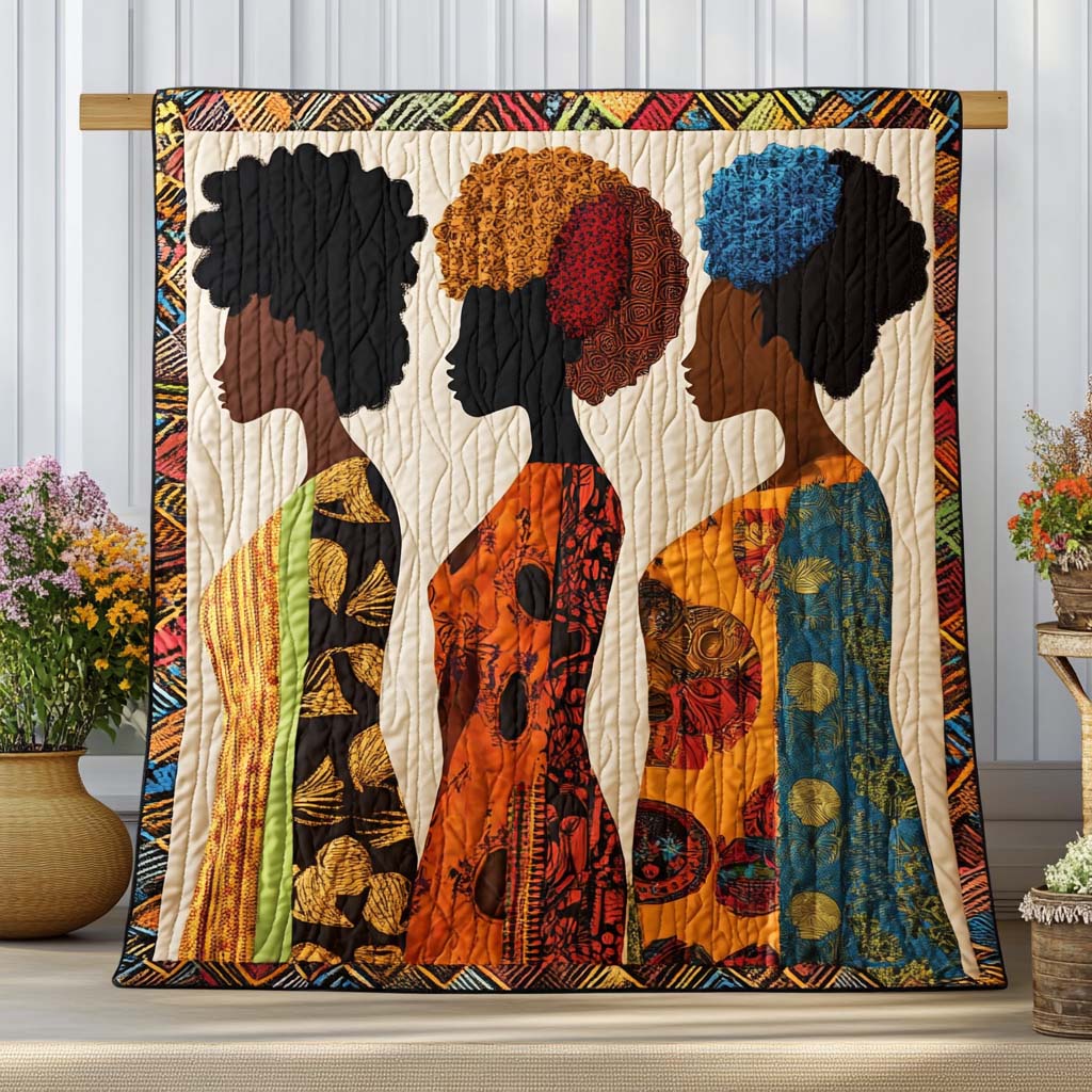 Bold and Rooted Quilted Blanket Nice Throw Blanket Black History Month Gifts Bold and Rooted Quilted Blanket Nice Throw Blanket Black History Month Gifts
