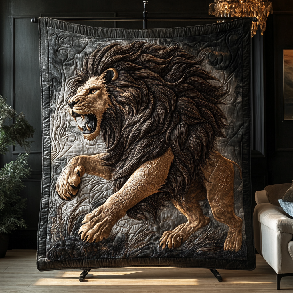 Bold Pride Quilted Blanket Sofa Throw Blanket Gifts For Someone Who Likes Lions Bold Pride Quilted Blanket Sofa Throw Blanket Gifts For Someone Who Likes Lions