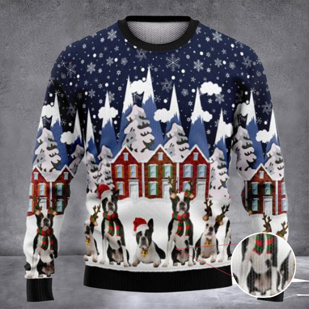 Boston Terrier Ugly Christmas Sweater 2024 Christmas Dogs Clothing Boston Terrier Owner Gifts Boston Terrier Ugly Christmas Sweater 2024 Christmas Dogs Clothing Boston Terrier Owner Gifts