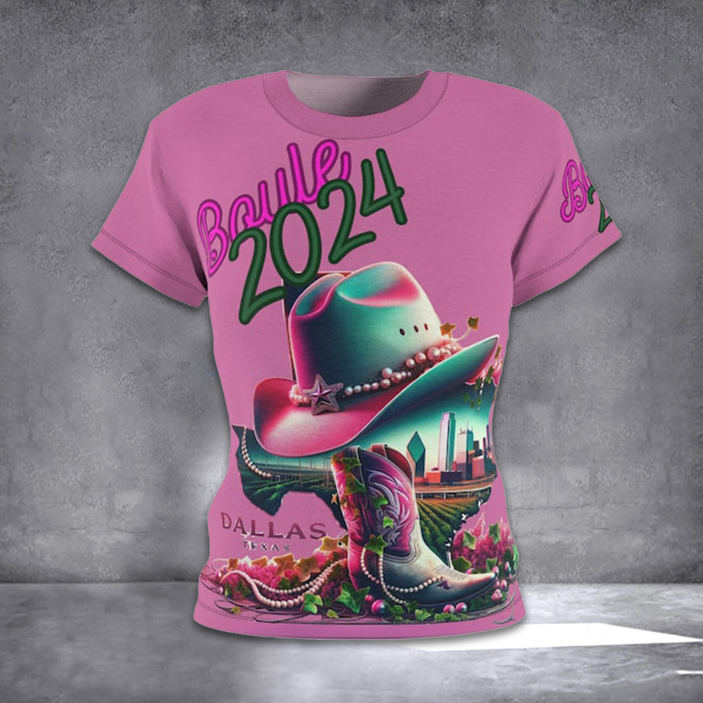 Boule 2024 Texas Shirt Cowgirl And Pearls T-Shirt Gifts For Girlfriend Boule 2024 Texas Shirt Cowgirl And Pearls T-Shirt Gifts For Girlfriend