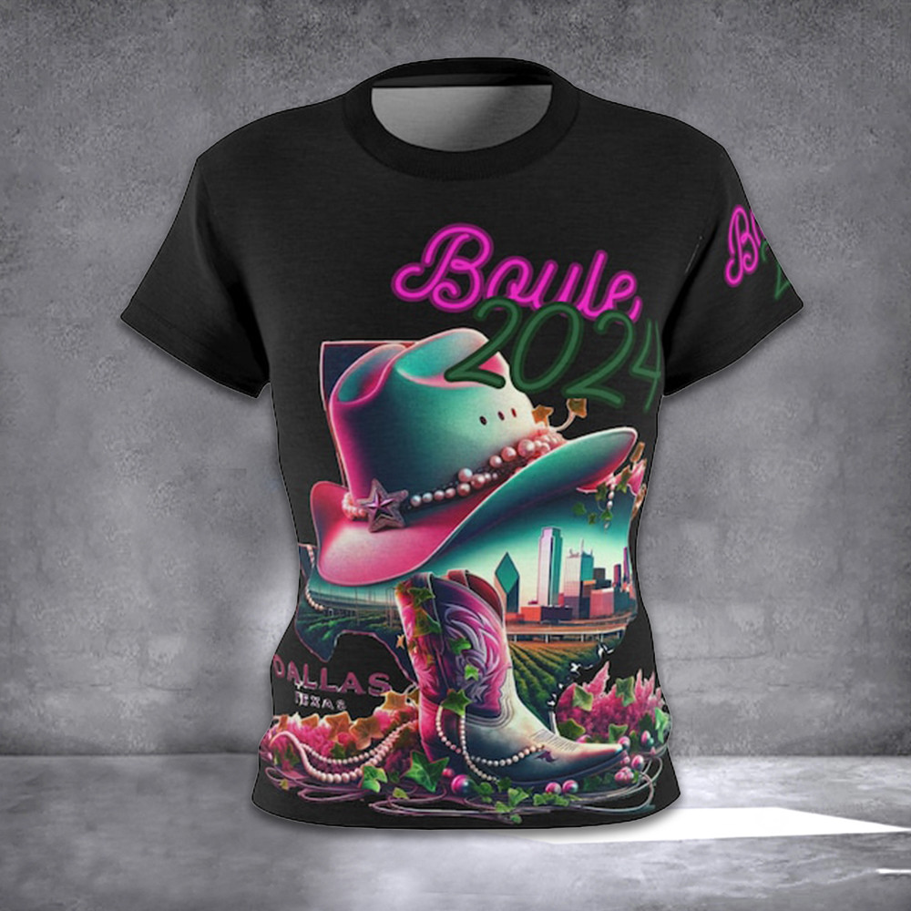 Boule 2024 Texas Shirt Cowgirl And Pearls T-Shirt Gifts For Girlfriend Boule 2024 Texas Shirt Cowgirl And Pearls T-Shirt Gifts For Girlfriend