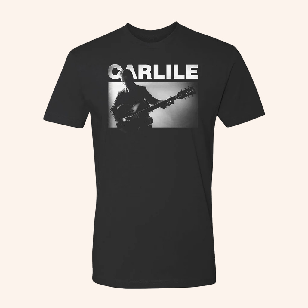 Brandi Carlile Merch Guitar Shadow White Logo T-Shirt Gifts For Music Lovers Brandi Carlile Merch Guitar Shadow White Logo T-Shirt Gifts For Music Lovers