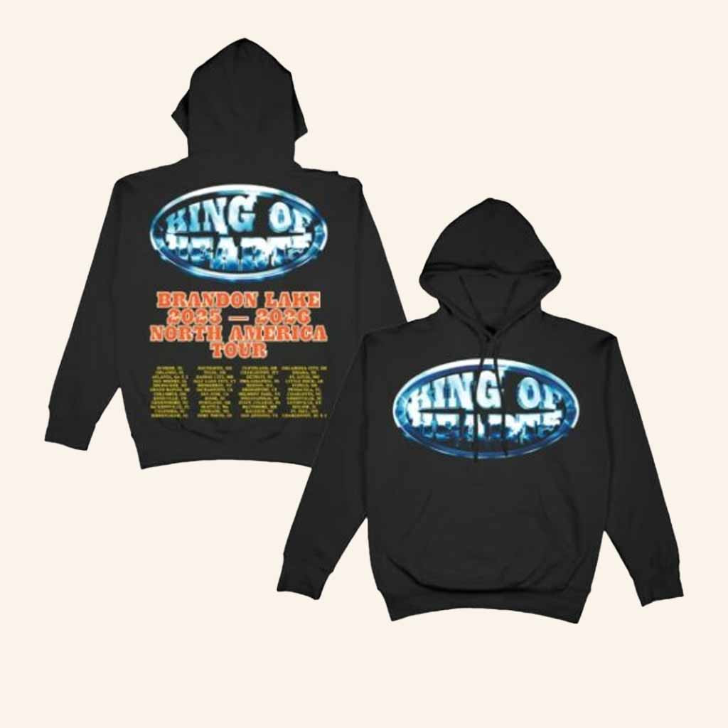 Brandon Lake Merch King Of Hearts Tour Hoodie Cool Gifts For Music Lovers Brandon Lake Merch King Of Hearts Tour Hoodie Cool Gifts For Music Lovers