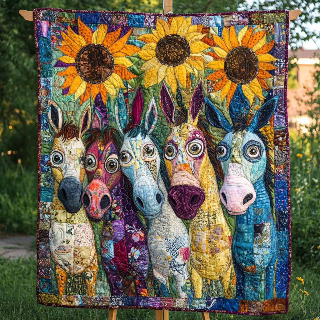 Bright Burros Quilted Blanket Sofa Throw Blanket Donkey Gift Ideas Bright Burros Quilted Blanket Sofa Throw Blanket Donkey Gift Ideas