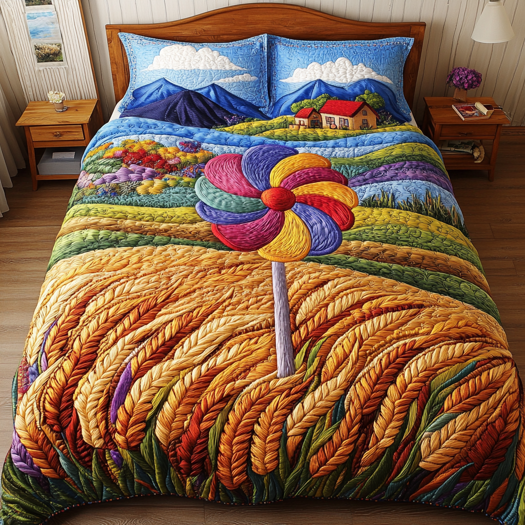 Bright Pinwheel Quilted Bedding Set Duvet Cover Bedspreads Family Xmas Gift Exchange Ideas Bright Pinwheel Quilted Bedding Set Duvet Cover Bedspreads Family Xmas Gift Exchange Ideas